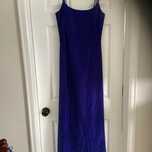 Womens sz 6 blue evening dress.